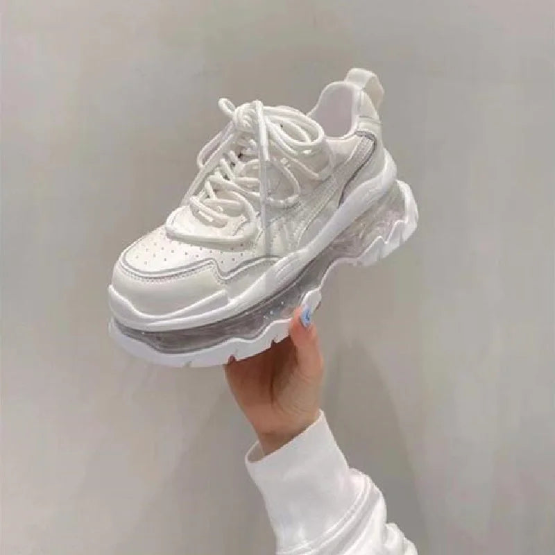 Beige Breeze Platform Sneakers for Women ATHLEXES