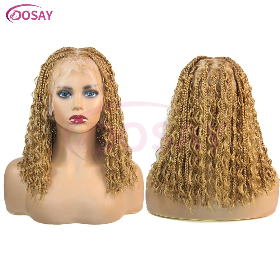 Bohemian Goddess Curly Bob Lace Front Wig ATHLEXES