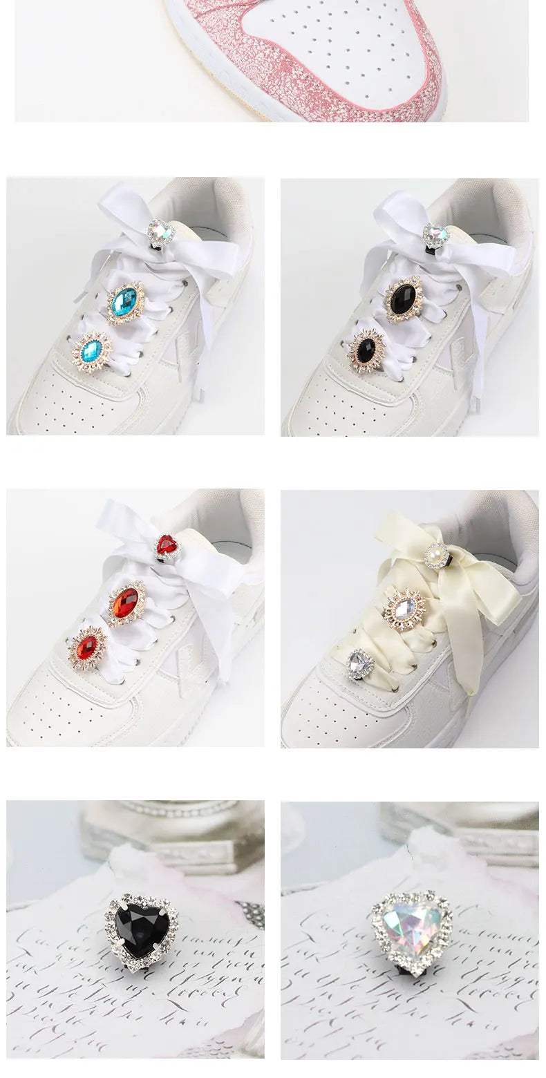 GlamRhinestone Diamond Shoelace Charms for Sneakers ATHLEXES