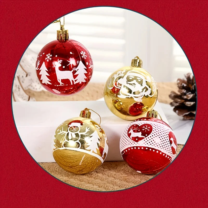 Festive 16pcs Christmas Ball Ornament Set ATHLEXES