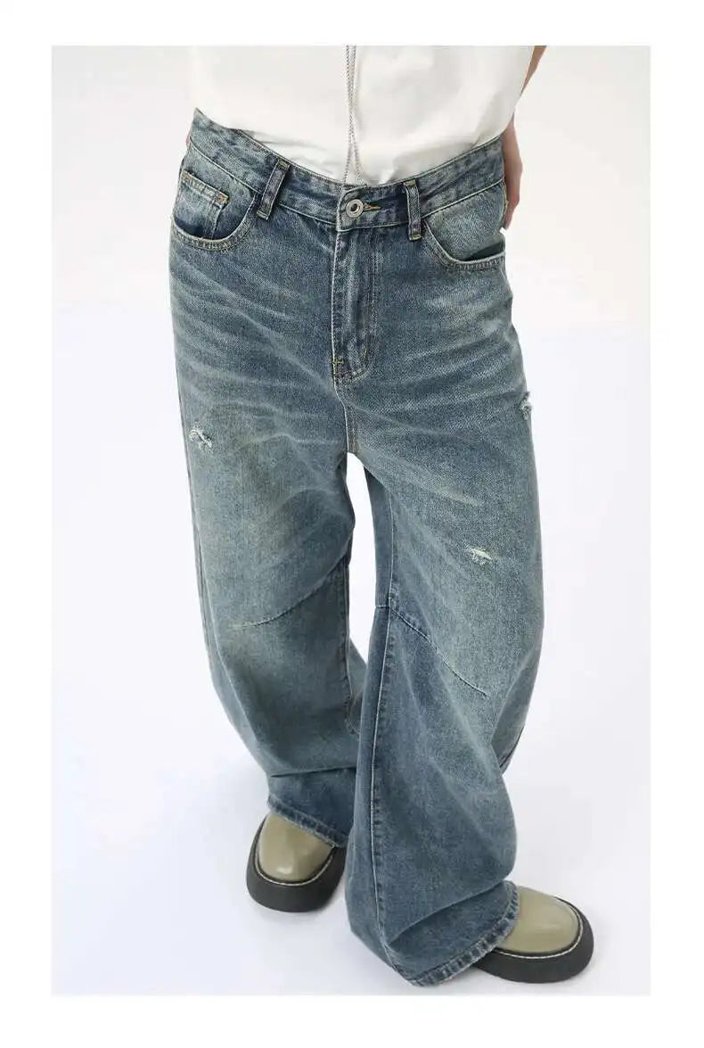 Urban Escape Loose Fit Denim Trousers ATHLEXES
