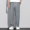 Men's Gray Khaki Wide Leg Leisure Trend Summer Pants ATHLEXES