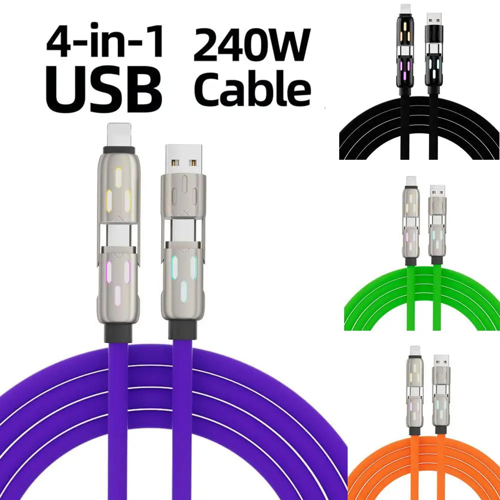 QuadCharge 240W Fast Charging Cable ATHLEXES