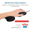 ErgoComfort Memory Foam Mouse Pad with Wrist Support ATHLEXES