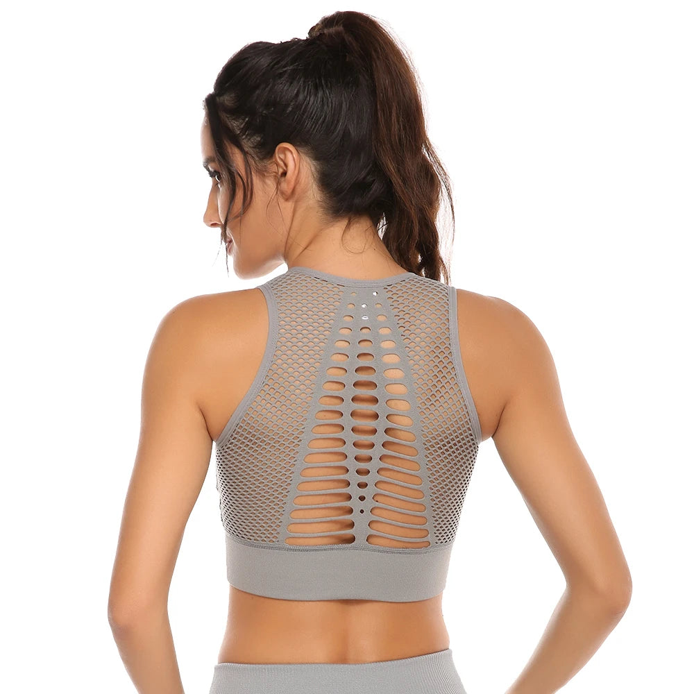 QuickDry Backless Yoga Sports Bra Tank Top ATHLEXES