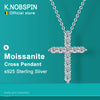 Moissanite Luxe Cross Pendant Necklace ATHLEXES