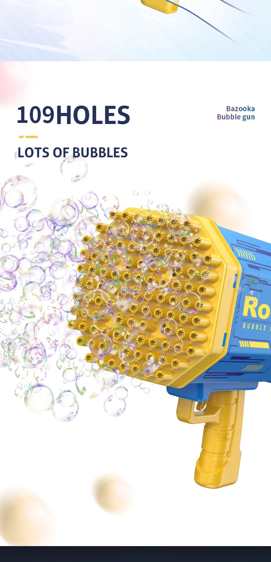 Flashing Bubble Fun Electric Bubble Gun ATHLEXES