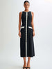 Elegant Knit Ribbed Maxi Dress with Pockets ATHLEXES