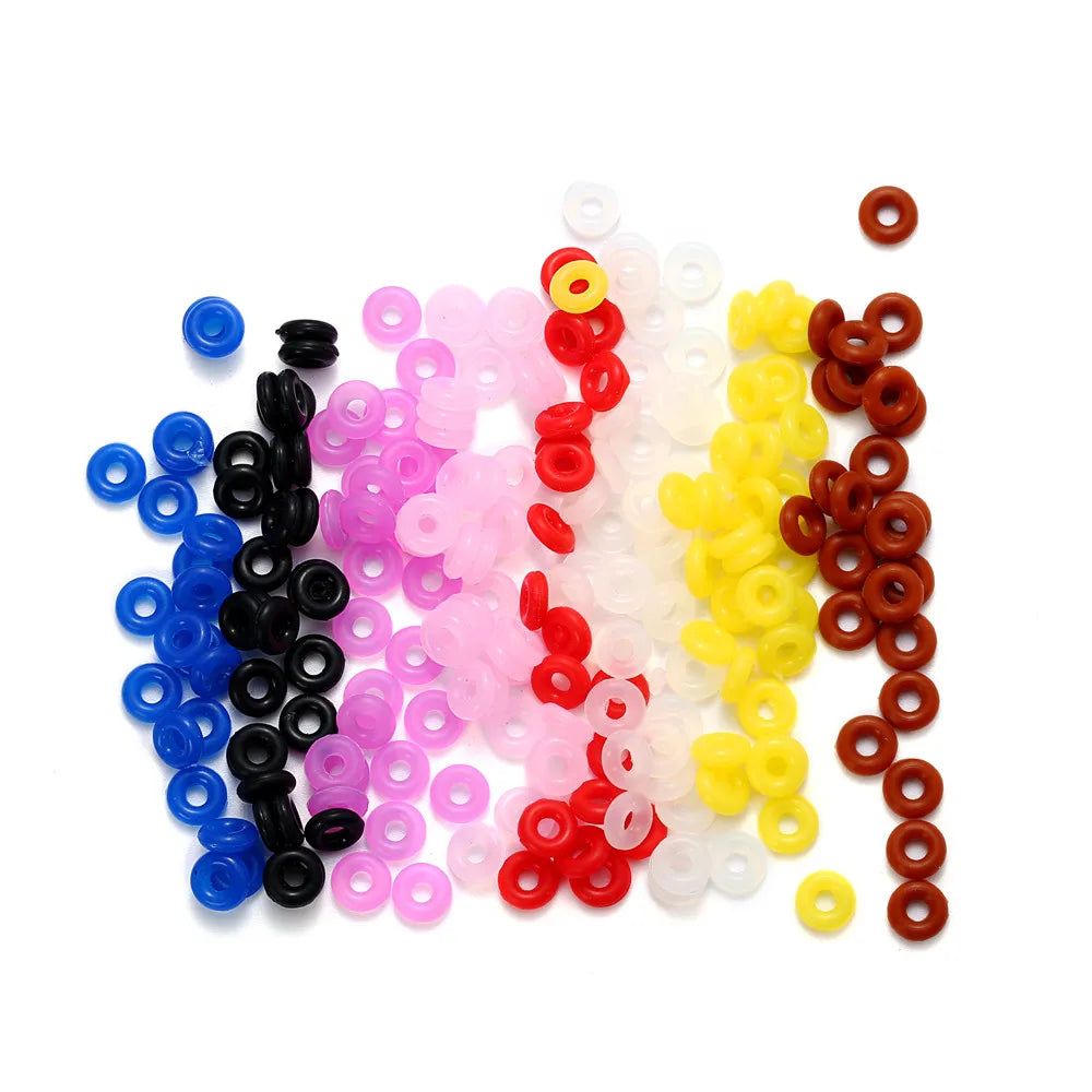 ColorSplash 6mm Rubber Clip Charms for Jewelry Crafting ATHLEXES