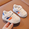 ChicStride 2 Striped White Baby Casual Sneakers ATHLEXES