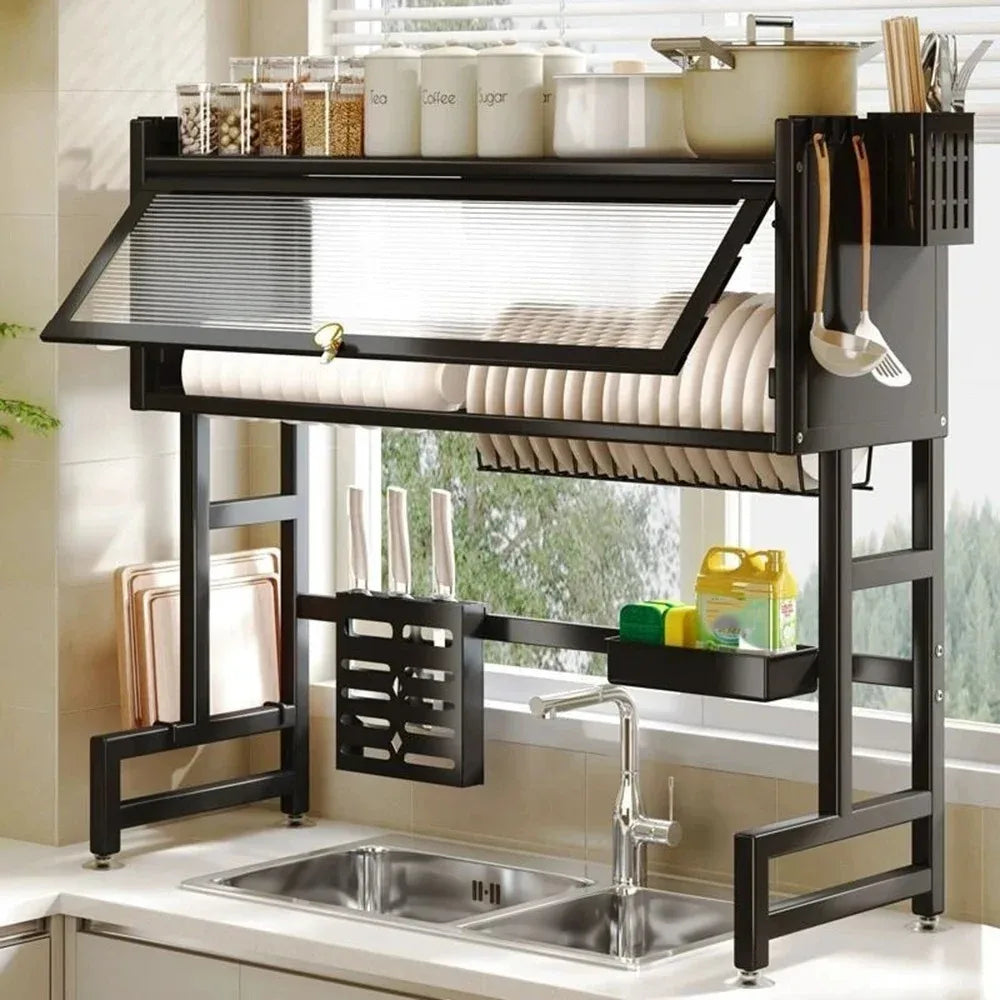 Over Sink Kitchen Dish Drying Rack ATHLEXES