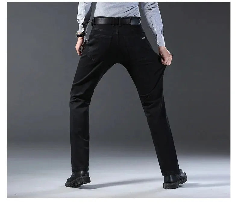 Wthinlee Men's Classic Stretch Denim Trousers ATHLEXES