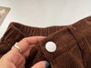 Chic Retro High Waist Corduroy Pants for Timeless Style ATHLEXES
