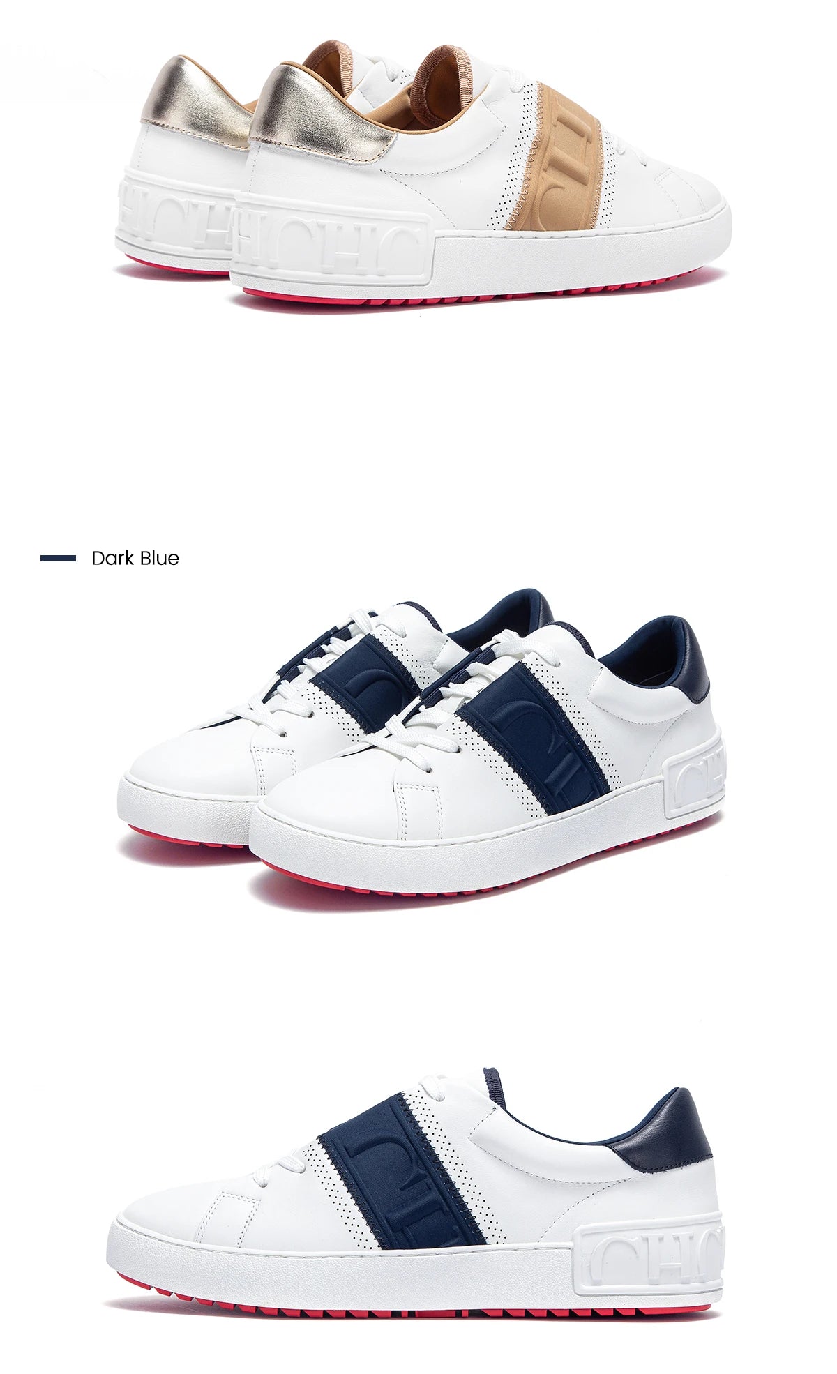 CHCH Women's 2025 Cow Leather Tennis Flat Shoes ATHLEXES