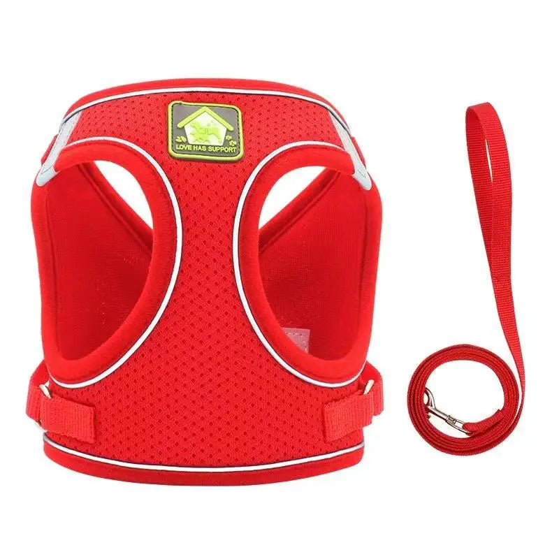 Reflective Cat Harness Set with Adjustable Leash for Small Pets ATHLEXES