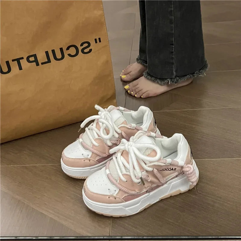 ChicNiche Color Block Dad Shoes for Couples ATHLEXES