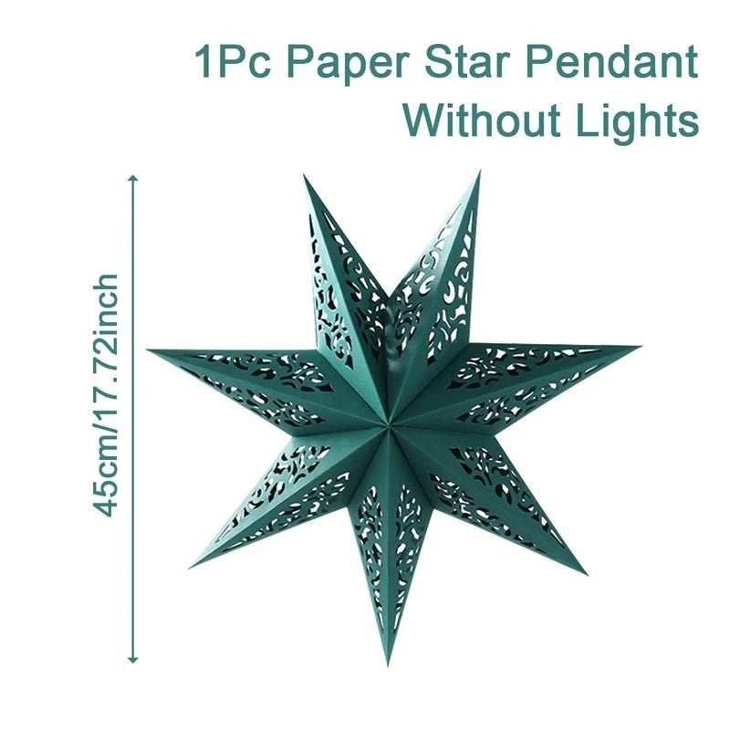 Elegant Star Pendant Lamp for Holiday Decor 2024 ATHLEXES