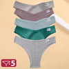 5PCS/Set Cotton Lingerie Panties Sexy Underwear Women Briefs ATHLEXES