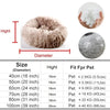 Cats Bed House Donut Round Sofa Supplies Winter Pet Accessories Warm Products Cushions Basket Kitten Mat For Cat Dog Beds ATHLEXES