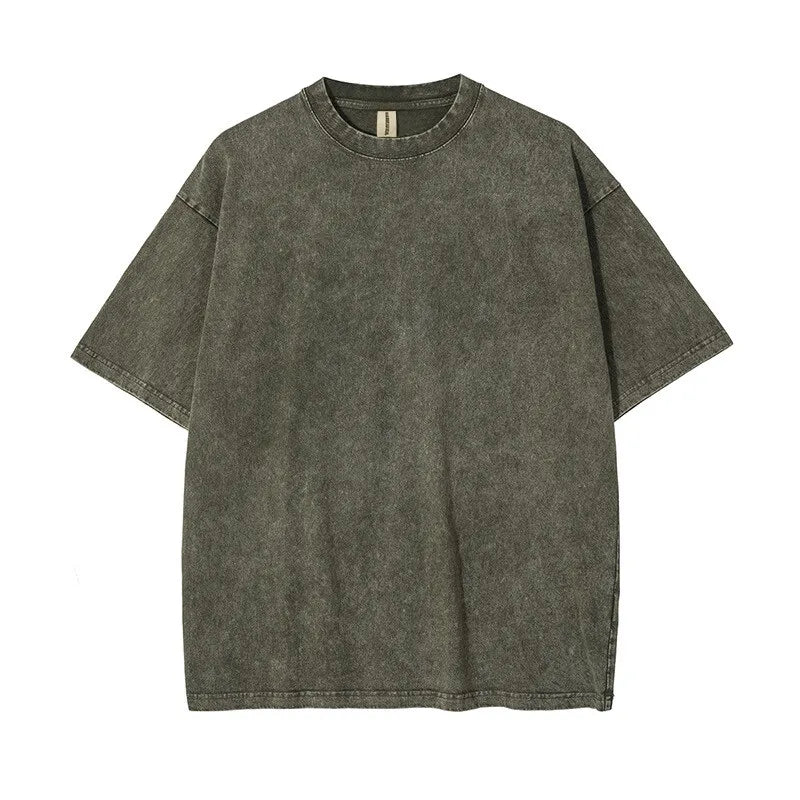 Heavyweight Washed Oversized Cotton T-Shirt ATHLEXES