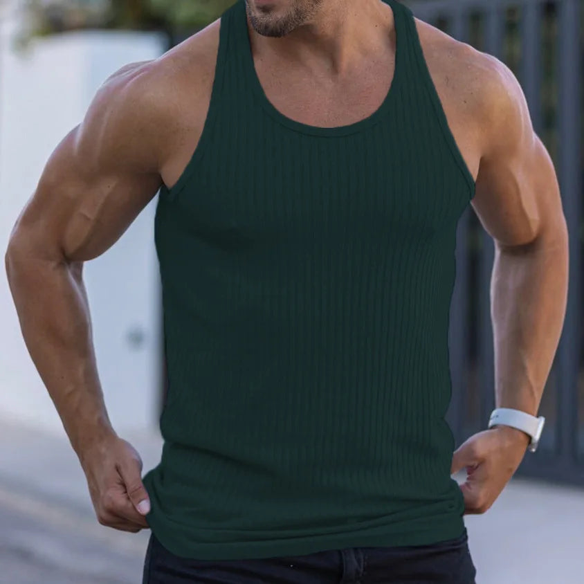 Clifford Menâ??s Summer Fitness Tank Top ATHLEXES