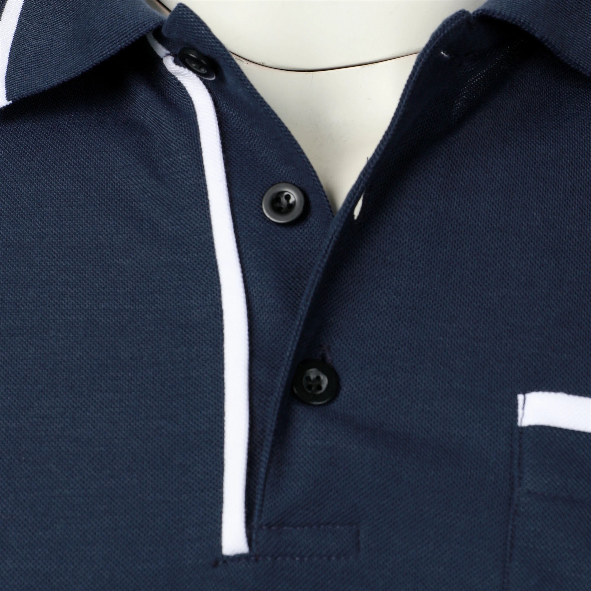 Luxe Lapel Solid Color Men's Short Sleeve Polo ATHLEXES