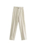Chic High Waist Straight Leg Office Pants ATHLEXES