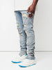 Urban Edge Slim Fit Painted Denim Trousers ATHLEXES