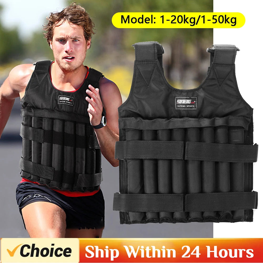 Adjustable Weighted Vest for Strength Training ATHLEXES