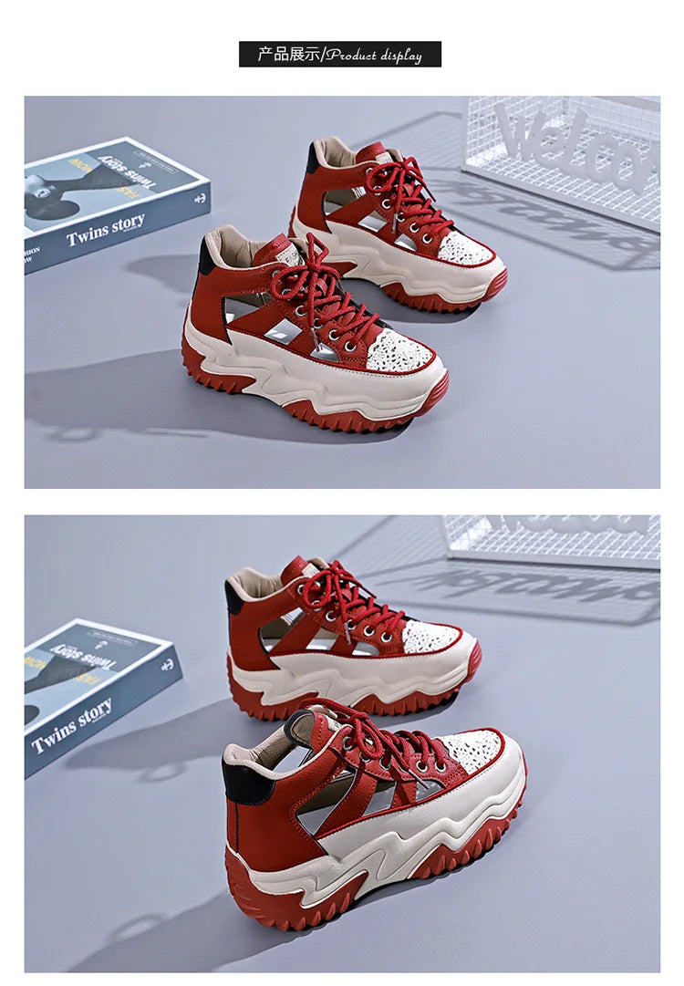Trendy Womenâ??s Casual Sports Platform Sneakers 2023 ATHLEXES