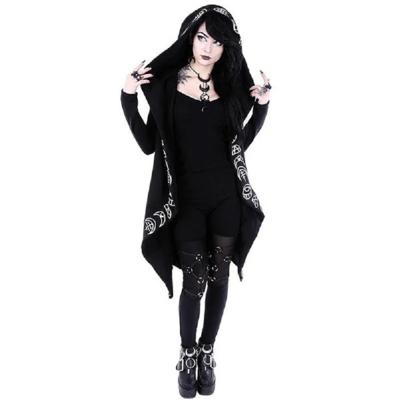 Lunar Chic Punk Long-Sleeve Cardigan Sweater ATHLEXES