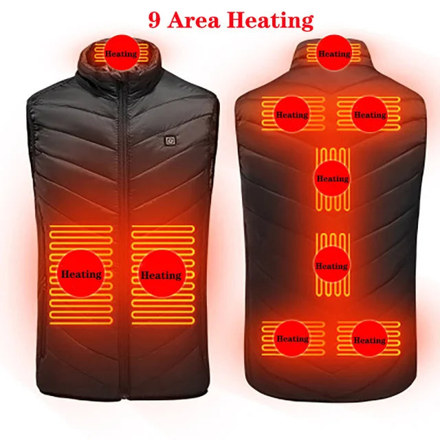 9-Zone USB Electric Heated Vest ATHLEXES