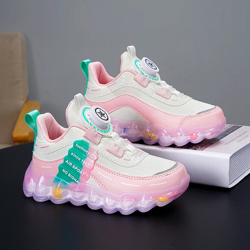 Anti-Skid Leather Kids Sneakers for Active Fun ATHLEXES