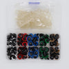 100pcs Mixed Size Plastic Safety Eyes for DIY Crochet Doll &Toy Accessories ATHLEXES