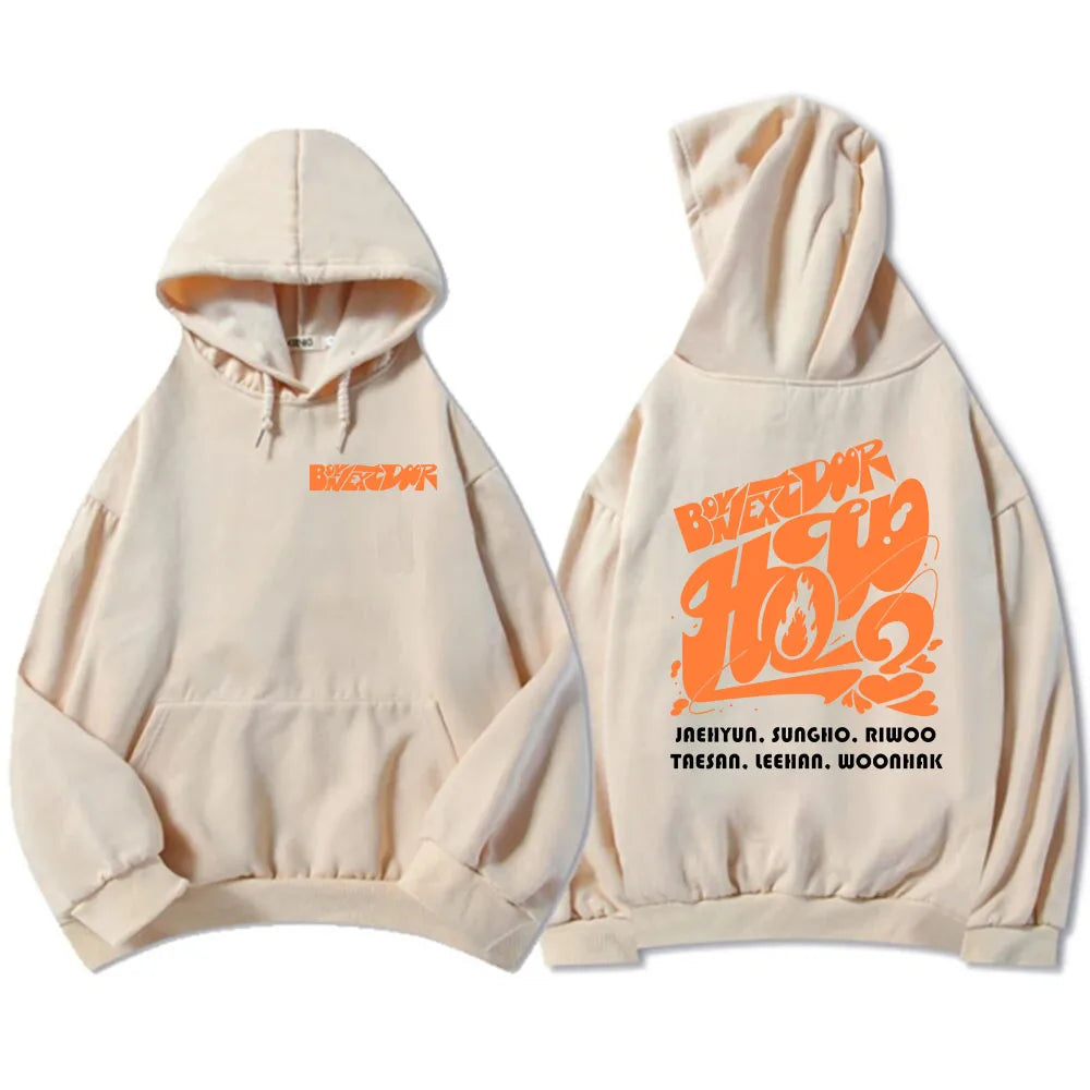 BOYNEXTDOOR Graphic Hooded Sweatshirt for Men ATHLEXES