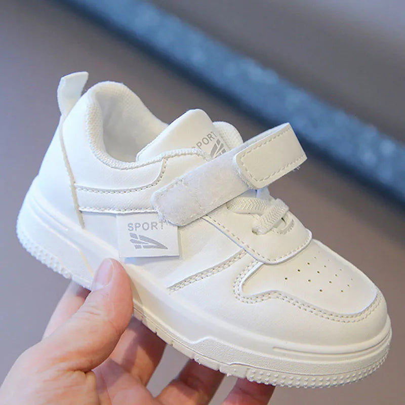 Spring Autumn Soft Sole Kids' White Sneakers ATHLEXES
