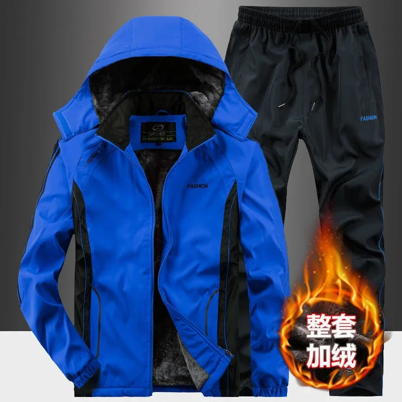VelvetWarm Autumn Winter Tracksuit for Men ATHLEXES