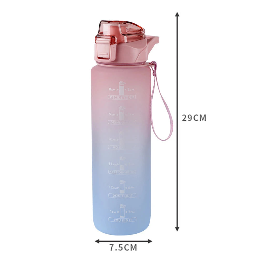 HydraMark 1L Gradient Time-Marker Water Bottle ATHLEXES