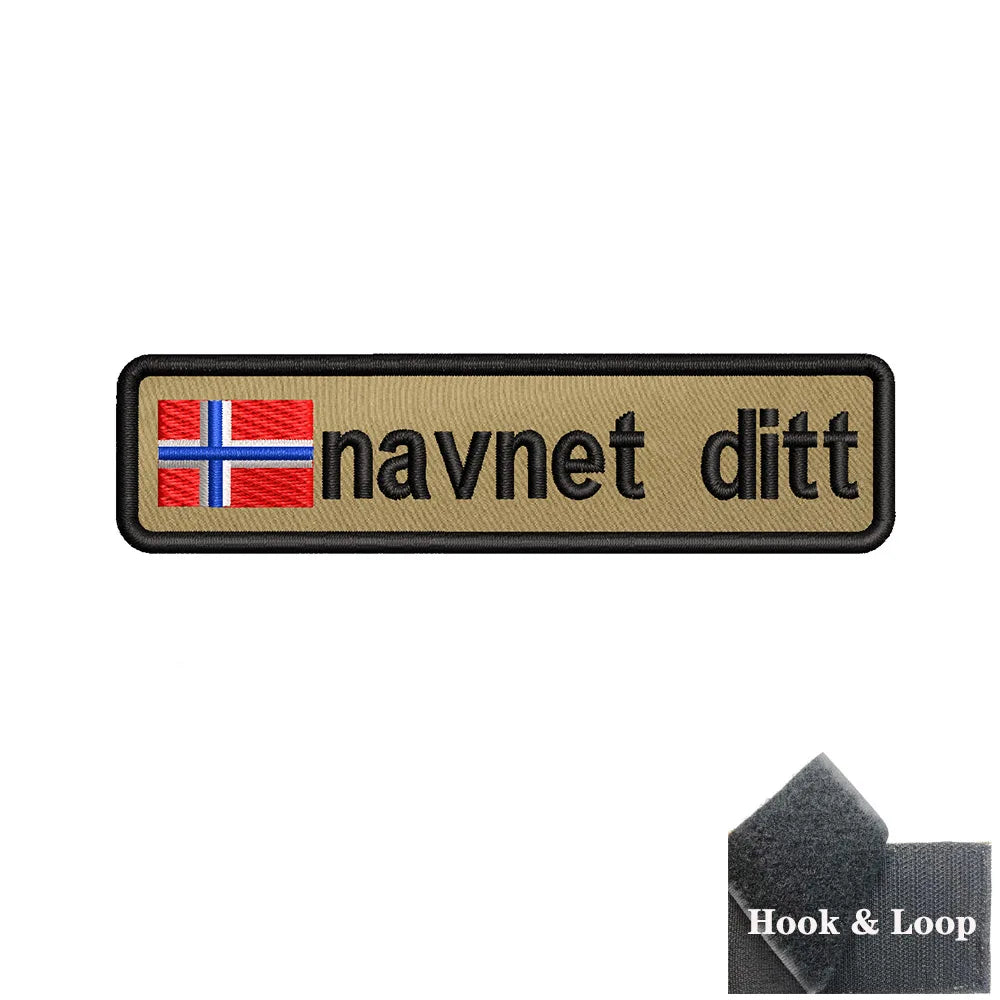 Custom 10cm Flag Patch Badge - Iron On or Hook Loop ATHLEXES