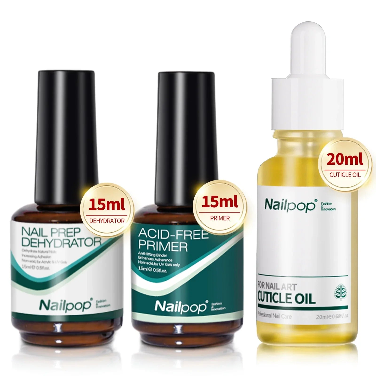 Nailpop Acid-Free Nail Prep & Dehydrator Set ATHLEXES