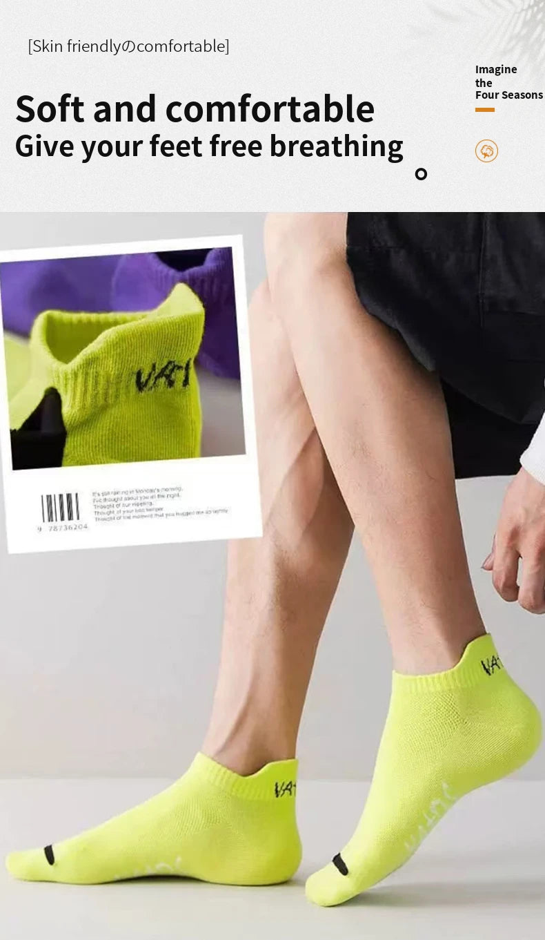 Vibrant Men's Ankle Socks for Active Lifestyles ATHLEXES
