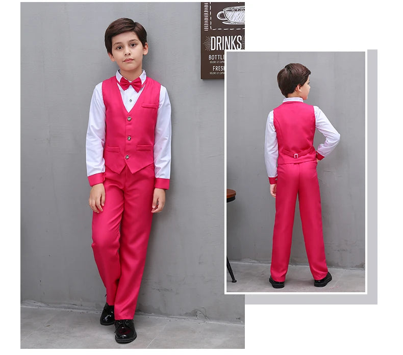 Chic Boys Formal Vest Suit Set for Special Occasions ATHLEXES