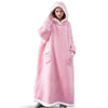 CozySleeve Oversized Flannel Hoodie Blanket for All Seasons ATHLEXES