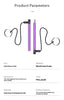 Pilates Pro Elasticity Fitness Stick and Rope ATHLEXES