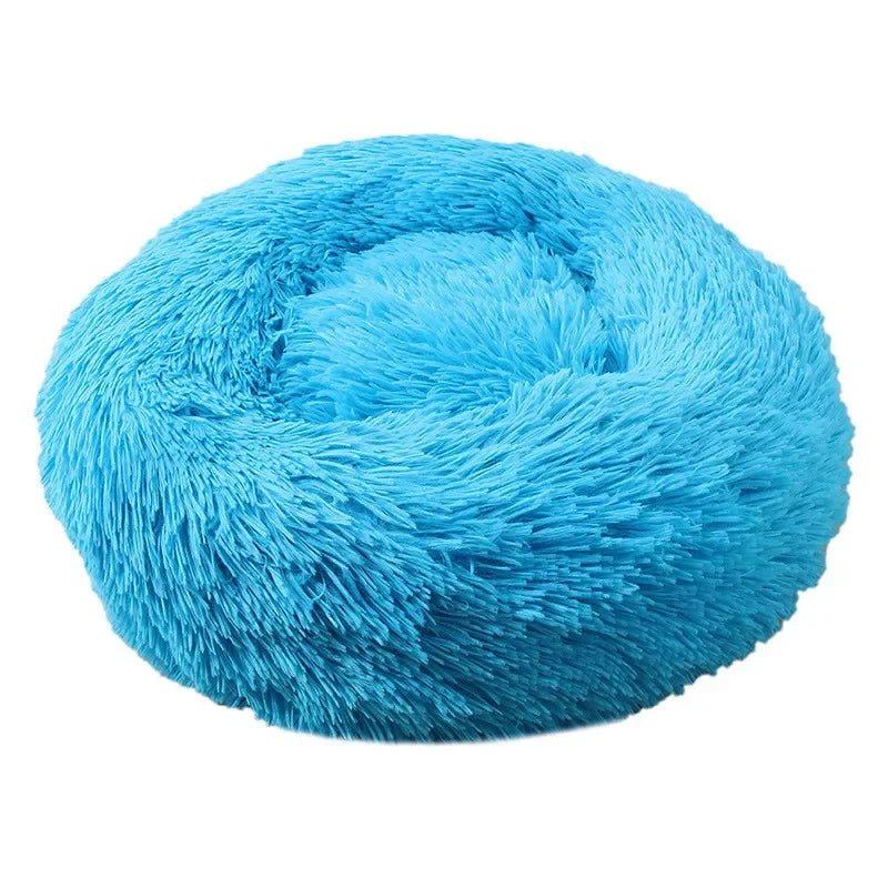 Plush Pet Bed Large Dogs Cats Soothing Round Mat Cozy Sleeping Pad Small Medium Animals Soft Cushion House 2024 New ATHLEXES