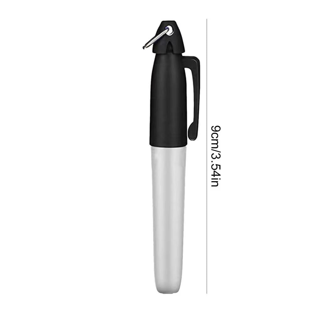 Golf Ball Liner Markers Pen Mini Waterproof Marker Pen with Hang Hook Template Drawing Tool Golf Sport Training Accessories ATHLEXES