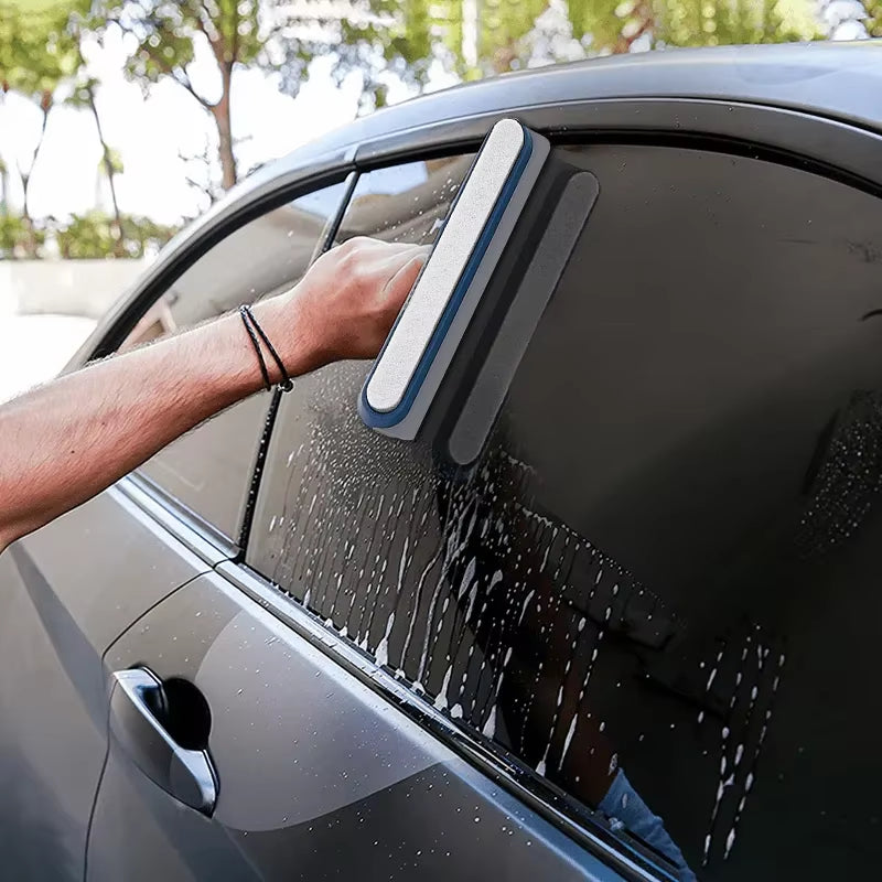 1Pc Silicone Water Wiper Plate Glass Cleaner Scraper Car Windshield Cleaning Squeegee for Car Windshield Window Bathroom Kitchen ATHLEXES