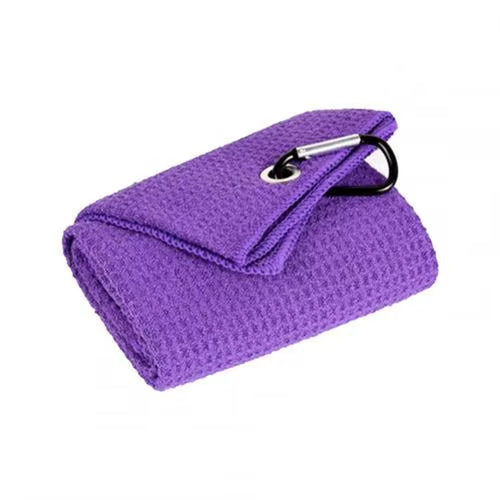 Golf Club Towel Anti-Pilling Quickly Drying Accessory Waffle Pattern Golf Towel for Golf Training ATHLEXES