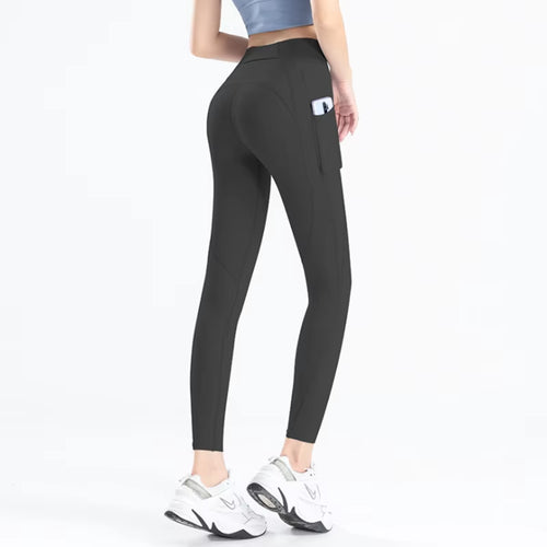 Women Yoga Pants Naked Feeling Stretchy Sports Tights Pocket High Waist Leggings Running Fitness Leggings Workout Gym Clothing ATHLEXES