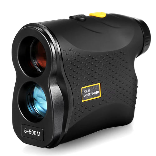 500M Golf Laser Rangefinder Distance Meter Monocular Telescope Speed Tester Laser Range Finder Digital Hunting Measurement ATHLEXES